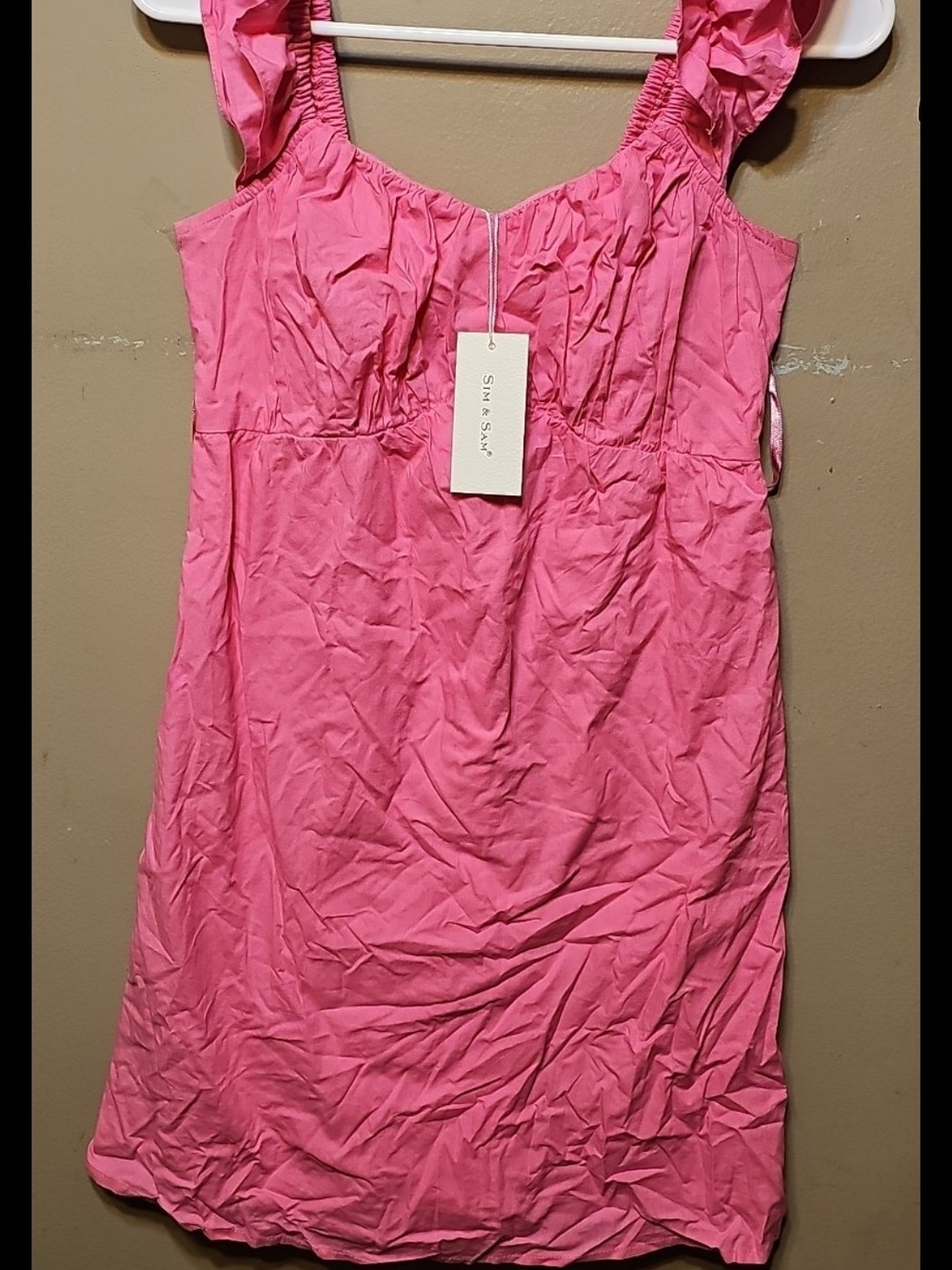 Sim & Sam Poplin Mini Dress